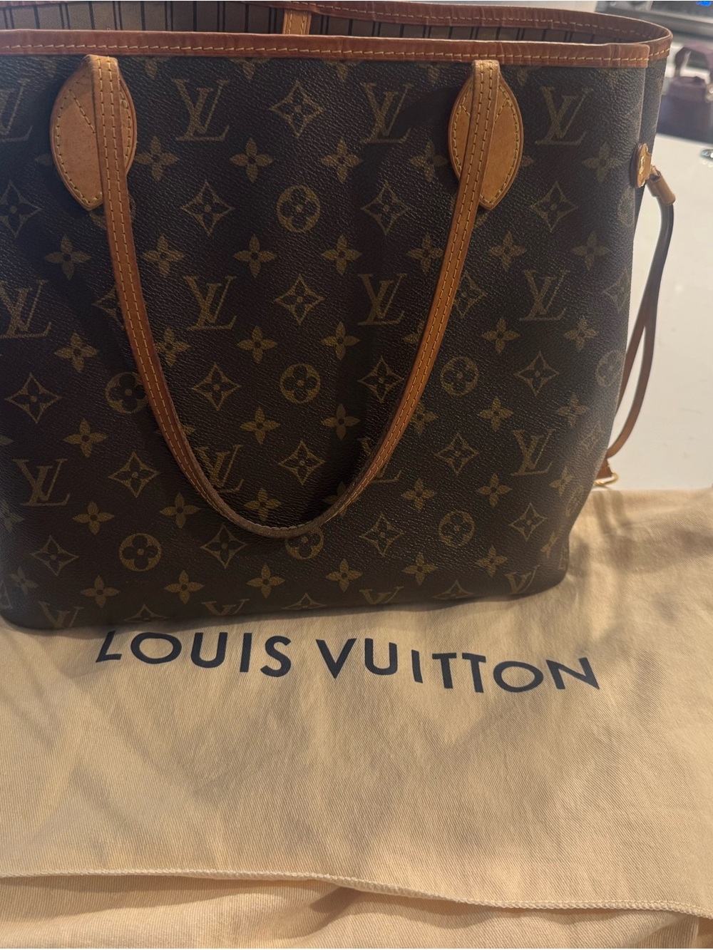 Louis Vuitton Monogram Canvas Tote in Brown and Tan